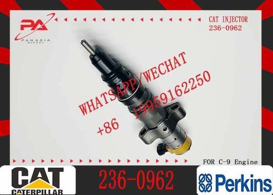 Buen precio Inyector de combustible de excavadora diesel E330D de piezas nuevas originales Inyector de combustible diesel 236-0962 235-2888 10R7224 236-0962 para el motor de combustible C-9 en línea