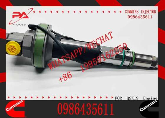 Dobra cena Odbudowany Nowy wtryskiwacz oleju napędowego 0986435611 0986435612 Dostosowany do silnika Cummins QSK19 w Internecie