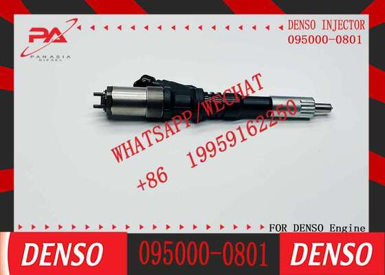 Buen precio Inyector de combustible diesel de alta presión 095000-0809 para partes del motor 095000-0801 6156-11-3100 en línea