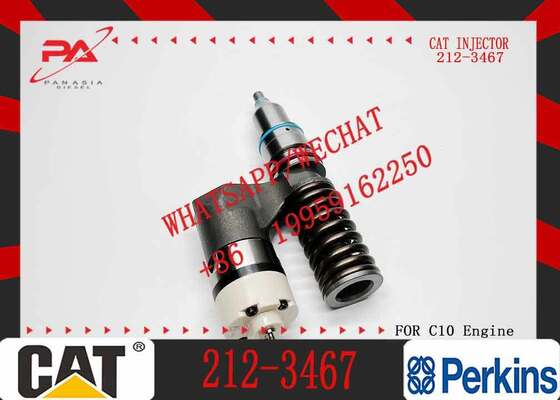 Buen precio Caterpillar original C10/C12 motor inyector de combustible 212-3467 10R-1259 350-7555 20R-0056 con original nuevo inyector de embalaje en línea