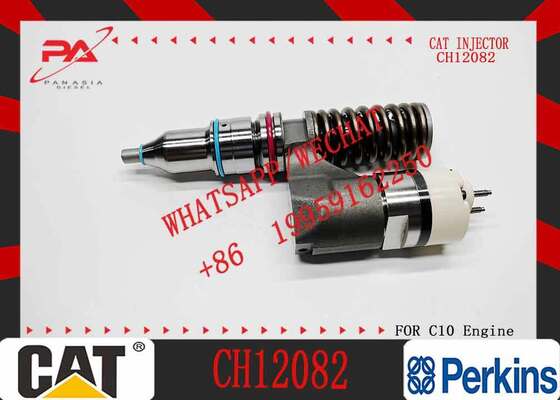 Buen precio Inyector de combustible de motor diésel C10 C12 original de Caterpillar CH12082 para Caterpillar 317-5287-Acero inoxidable OEM/inyector nuevo original de marca neutral en línea