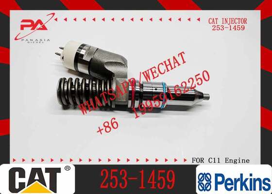 Harga bagus Caterpillar asli 10R-1305 249-0712 10R-3147 253-1459 Untuk Caterpillar CAT Mesin C11 Dump Truck 725 730 Wheel Loader 966H asli injektor baru on line