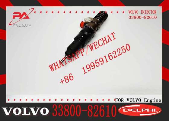 Bon prix Injecteur de carburant commun pour moteur diesel VOLVO 33800-84310 33800-84300 33800-82610 33800-82600 Compatible avec l'injecteur neuf original D6CB en ligne
