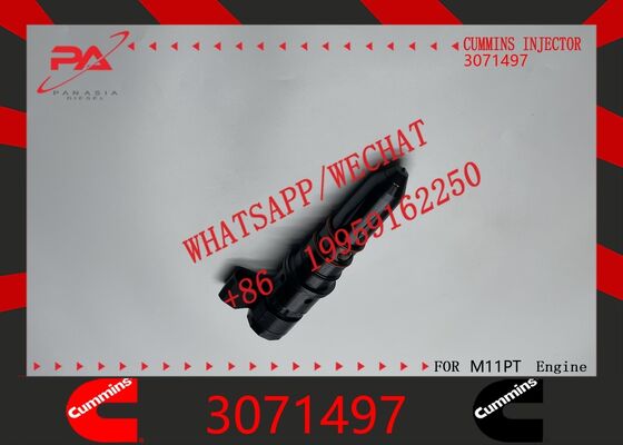 Buen precio Cummins original 3071497 Inyector de combustible diésel Reemplazo de piezas de motor OEM Compatible con NT495 NT743 NH855 3071494 3077718 inyector original nuevo en línea