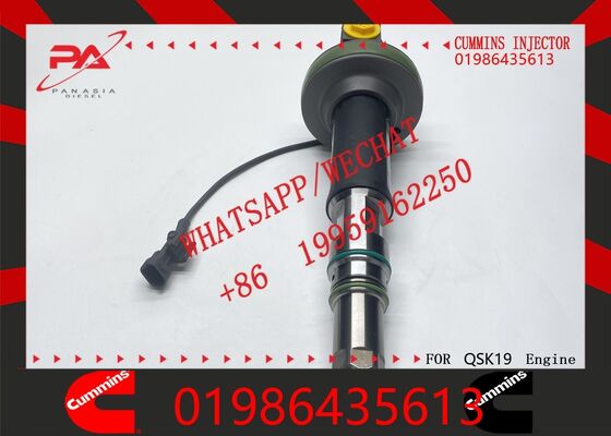 Good price Cummins original Fuel Injector Assembly 01986435613 for QSK19 Engine Replacement Part with Interchangeable Numbers 2867147 0986435902 0986435616 F00BJO0008 original new injector online