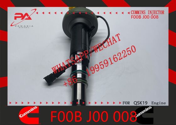 Good price Cummins original F00B J00 008 Fuel Injector Auto Replacement Part for OEM Fit for QSK19 QSK60 Diesel Engines for Sprayer Truck Excavator Cross Ref 2882078 2882079 F00BJ00001 original new injector online