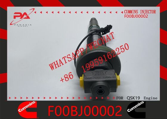Good price Cummins original Diesel Fuel Injectors F00BJ00002 Replacement for OEM Alternative Part Numbers 2882079 4955525 F00BL0J017 Fits QSK60 QSK45 Engine Excavator Fuel System Parts original new injector online