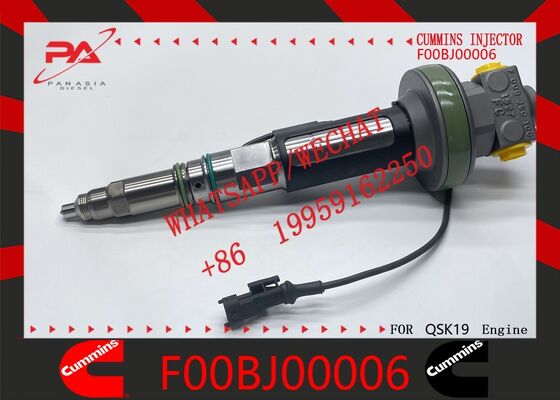 Good price Cummins original F00BJ00006 Fuel Injector Auto Parts Replacement for OEM Fits QSK19 QSK50 QSX15 QSK38 QSK60 Diesel Engines Cross Ref 2867147 4955527 0986435615 original new injector online