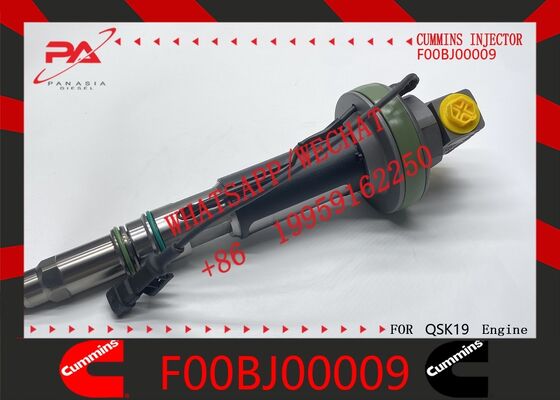 Good price Cummins original F00BJ00009 Common Rail Diesel Fuel Injector Replacement for OEM Fits 930E Dump Truck QSK19 QSK60 Engine Excavator Ref 2881089 4955526 F 00B J00 009 original new injector online