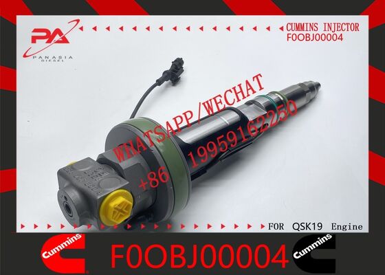 Good price Cummins original Diesel Engine Injector F0OBJ00004 Direct Replacement for QSK19 QSK60 Engines Compatible with Related OEM Part Numbers 2867147 2882079 F00BJ00003 F00BJ00005 original new injector online