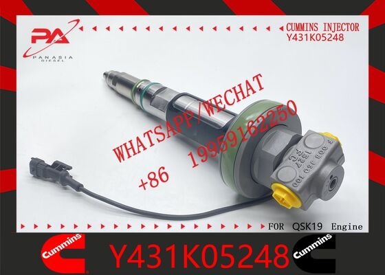Harga bagus Cummins Original Diesel Engine Fuel Injector Y431K05248 Penggantian untuk OEM Bagian No. 4964171 2867147 Y431K05417 Fits QSK19 QSK38 QSK50 QSK60 untuk Konstruksi Gunakan injektor baru asli on line