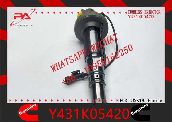 Good price Cummins original Wholesale Fuel Injector Y431K05420 Replacement for OEM Compatible with QSK19 QSK38 QSK50 QSK60 Engines Cross Refs 43095851 F00BL0J019 Y431K05724 original new injector online