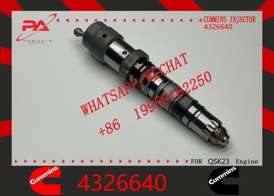 Good price Cummins original Replacement for OEM 4326640 HPI Diesel Fuel Injector for QSK60 QSX23 QSK45 Engines Industrial Mining Generator Sets Cross Ref 6560-11-1414 6560-11-1114 original new injector online