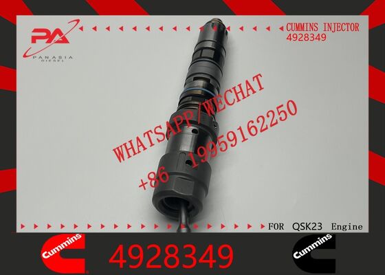 Buen precio Inyector de combustible diésel Cummins original 4928349, repuesto para piezas de motor OEM, compatible con 4076533 4928346 4010025 KTA19, inyector nuevo original en línea
