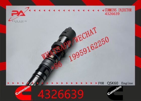 Good price Cummins original 4326639 Diesel Engine Fuel Injector Repair Kit Replacement for OEM for QSK78 QSK19 Q60 Q23 Q19 Excavator Construction Machinery Use PN: 4077076 4928348 4087889 original new injector online