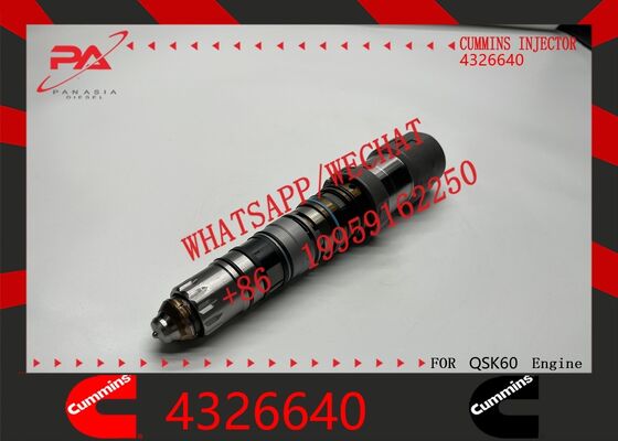 Bon prix Injecteur de carburant diesel Cummins d'origine 4326640 Remplacement pour pièces de moteur OEM Compatible avec 4088428 4326784 362744RX injecteur neuf d'origine en ligne