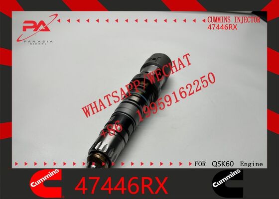 Giá tốt Cummins 47446RX đầu phun nhiên liệu diesel nguyên bản thay thế cho các bộ phận động cơ OEM tương thích với SA6D170E 6560-11-1114 6560111113 đầu phun mới nguyên bản trực tuyến