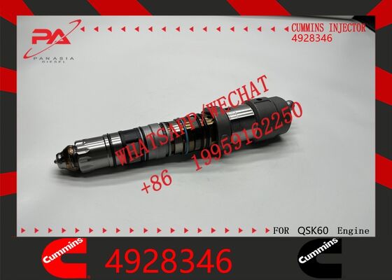 좋은 가격 Cummins 정품 4928346 엔진 인젝터 노즐, OEM 호환 부품 번호 4902828, 4902827, QSK45/QSK60 K19 디젤 엔진용, 정품 신품 인젝터 온라인으로