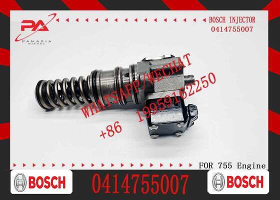 Buen precio Bosch original 0414755007 Unidad de inyección de combustible del motor diesel Bomba para BF6M1013 Renault Trucks Magnum 12.0d 400-480 Partes del motor del camión Reemplazo del inyector original nuevo en línea