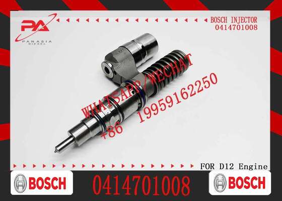قیمت خوب بوش اصلی 0414701008 دیزل واحد تزریق کننده پمپ سوخت تزریق کننده برای DC11 DC12 SC 4-سری P114 P124 R164 قطعات کامیون جایگزینی برای OEM 1409193 1529751 تزریق کننده جدید اصلی آنلاین