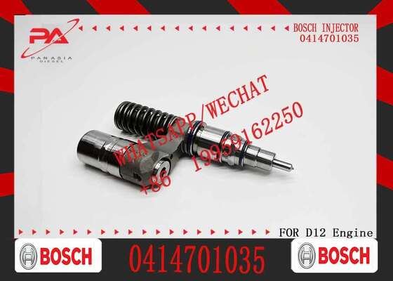 Buen precio Bomba inyectora diésel Bosch original 0414701035 para motor DC12 DC13 DC16 DC16.43A DI16.42M de 15.6L, reemplazo para OEM 1487472 1942702, inyector nuevo original en línea