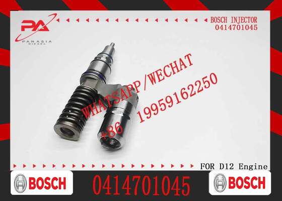 Buen precio Bosch original 0414701045 Unidad diesel inyector de combustible para camión Scania R340 T340 DC11.08 Motor, inyector de ferrocarril común boquilla de camión motor piezas inyector original nuevo en línea