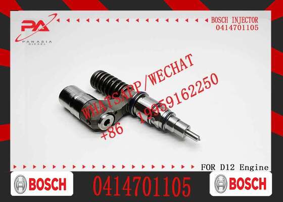 Bom preço Bomba injetora de combustível para motor diesel Bosch original 0414701105 para máquinas de construção DC11.02 DSC12.03 D12 Substituição para injetor original novo OEM on-line
