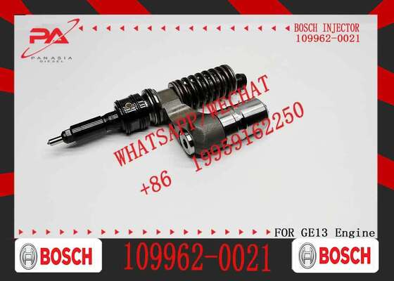 Καλή τιμή Bosch αρχικό Common Rail Fuel Injector 109962-0021 για κινητήρα ντίζελ GE13, αντικατάσταση για OEM 109962-0020 1099620062 Συγκρότημα εισροής αρχικός νέος εισροής σε απευθείας σύνδεση