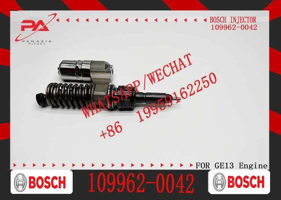 Καλή τιμή Γνήσιο μπεκ ψεκασμού Common Rail Bosch 109962-0042 για κινητήρα GE13 Ανταλλακτικά εκσκαφέα Αντικατάσταση για 109962-0061 9443613820 0414701033 γνήσιο νέο μπεκ ψεκασμού σε απευθείας σύνδεση