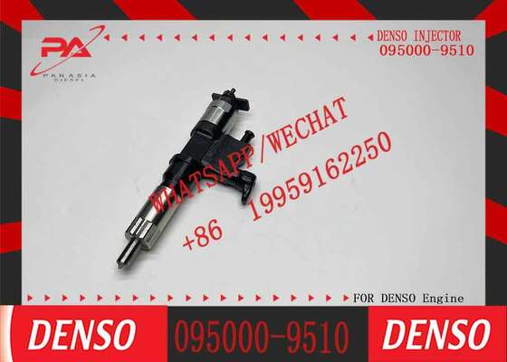 Prezzo buono Denso originale 095000-9510 Common Rail Diesel Fuel Injector 23670-E0510 per Hino 300 Toyota Dyna N04C Motore sostituzione valvola di iniezione per OEM nuovo iniettore originale in linea