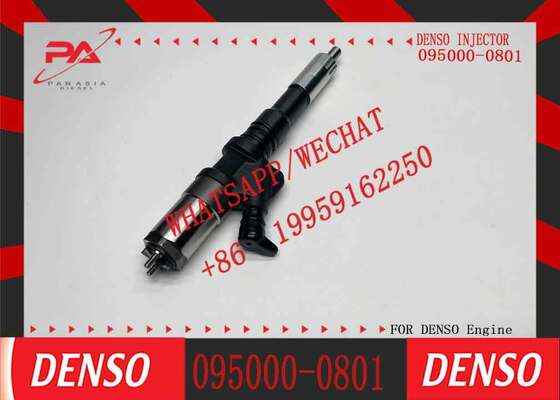 قیمت خوب انژکتور سوخت ریل مشترک دنزو اصلی دنزو 095000-0801 6156-11-3100 برای موتور SAA6D125E-3 6D125 بیل مکانیکی PC450-8 PC400-7 PC450-7 انژکتور جدید اصلی جدید اصلی جدید انژکتور آنلاین