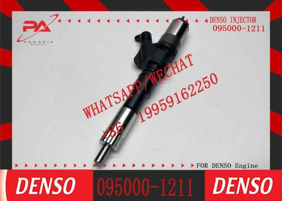 Harga bagus Denso asli Denso asli Denso 095000-1211 0950001211 Fuel Injector 6156-11-3300 6156-81-9110 untuk PC400-7 6D125-3 Excavator Diesel Engine Fuel Injection Parts new injector original new injector on line