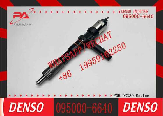 Good price Denso original Denso Fuel Injector 095000-6640 6251-11-3200 SAA6D125E PC400-8 Excavator Diesel Engine Parts new injector original new injector online