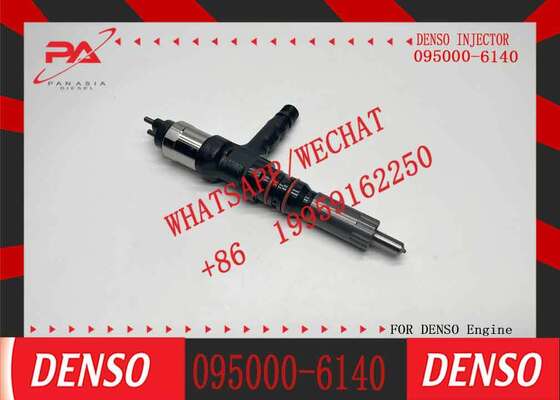 Good price Denso original Denso Common Rail Fuel Injector 095000-6140 6261-11-3200 for 6D140 SAA6D140-E2 PC600 PC800-8 Excavator Engine new injector original new injector online