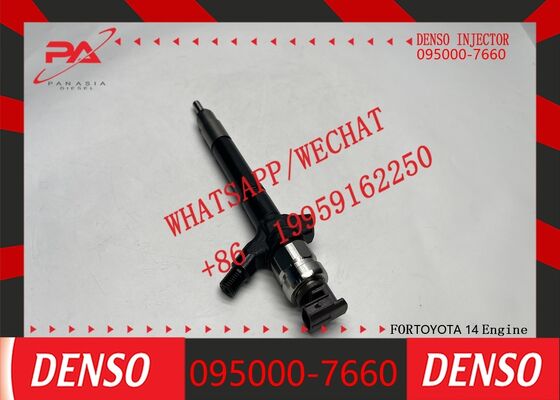 Harga bagus Denso asli 095000-7660 Common Rail Injector Mesin Diesel Bahan bakar Injector Repair Kits Penggantian untuk OEM 23670-0R190 23670-09180 untuk Toyota asli injektor baru on line