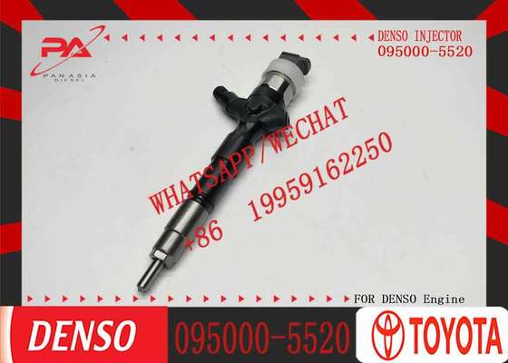 Prezzo buono Iniettore Denso Common Rail Diesel originale Denso 095000-5520 23670-0L010 23670-30240 per motore Toyota Hilux Hiace 2KD-FTV 2.5L D4D Euro 3, iniettore nuovo originale, iniettore nuovo in linea