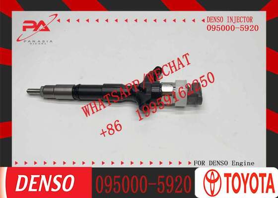 Buen precio Denso original Denso Common Rail Fuel Injector 095000-5920 0950005920 23670-09070 para Hilux 2KD-FTV 2.5L D-4D Motor diesel nuevo inyector nuevo inyector original en línea