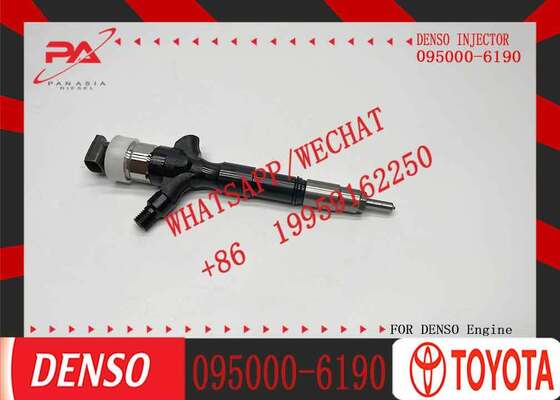 Prezzo buono Denso originale Denso CR iniezione di carburante 095000-6190 0950006190 23670-30100 per 1KDFTV 2KDFTV D4D motore diesel escavatore nuovo iniettore nuovo iniettore originale in linea