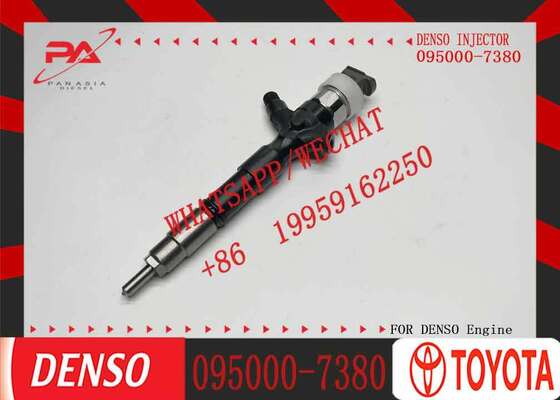 Prezzo buono Iniettore Denso Common Rail originale Denso 095000-7380 23670-30240 per motore diesel Hilux escavatore 2KD-FTV, parti del motore, iniettore carburante nuovo, iniettore originale nuovo in linea