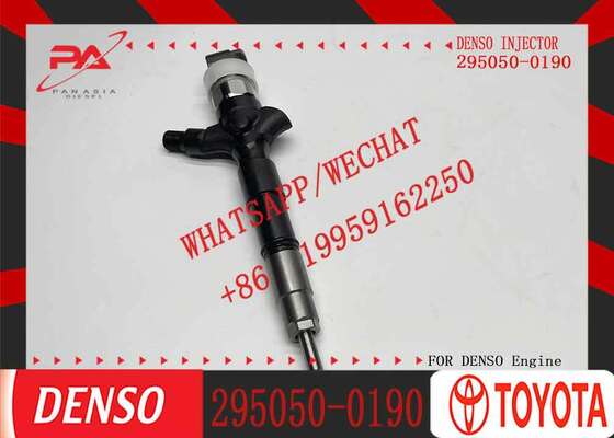 Buen precio Denso original Denso original Denso inyector de boquilla de tren común 295050-0190 2950500190 23670-0L010 inyector de combustible para Hiace Hilux 2KD-FTV 1KD-FTV D4D Euro 4 motor diesel nuevo nuevo inyector original en línea
