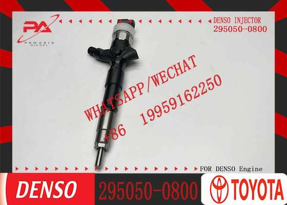 Buen precio Denso original Denso original Denso 295050-0800 Inyector de diesel de tren común 2950500800 23670-0L110 inyector de inyección de combustible Boquilla para Toyota Hilux Hiace 2.5 d nuevo inyector nuevo inyector original en línea