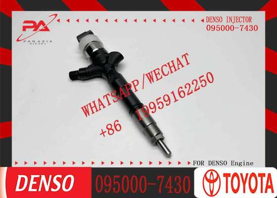 سعر جيد بخاخ وقود ديزل أصلي من دينسو بنظام السكك الحديدية المشتركة 095000-7430 23670-39245 لمحركات Hiace Hilux 2KD-FTV 2.5 D-4D شاحنات قطع غيار المحرك بخاخ أصلي جديد الانترنت