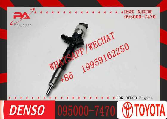 Buen precio Inyector diésel de combustible diésel Common Rail Denso original 095000-7470 23670-39255 2KD-FTV 2.5 D-4D Repuesto de piezas de motor de camión para inyector nuevo original OEM nuevo inyector nuevo original nuevo en línea