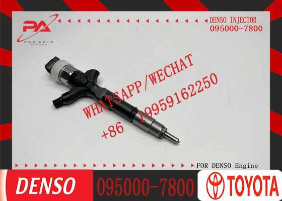 Buen precio Inyector de combustible Denso original Denso 095000-7800, conjunto de boquilla 23670-30310 23670-30150 para Hilux 2KD-FTV 2.5L D-4D common rail, inyector diésel nuevo, inyector original nuevo en línea