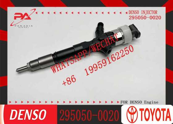 Buen precio Denso original Denso Common Rail inyector de combustible diesel 295050-0020 23670-39196 para Toyota 1KD-FTV KDH201 nuevo inyector nuevo inyector original en línea