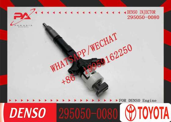 Buen precio Denso original Denso Diesel Common Rail Injector 295050-0080 23670-30390 2950500080 para 1KD-FTV Dyna 3.0 D Euro 4 D-4D nuevo inyector original en línea