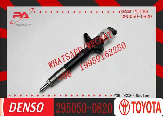 قیمت خوب دنزو اصلی دنزو 295050-0820 Common Rail Fuel Injector 23670-30380 2367030380 برای تویوتا هیاس IKD-FTV دیزل انژکتور جدید انژکتور اصلی جدید آنلاین