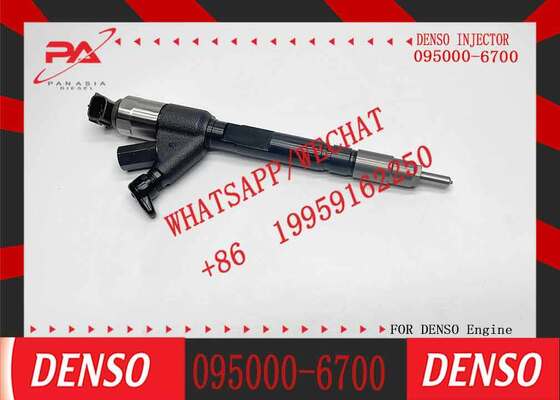 Хорошая цена Оригинальная топливная форсунка Denso 095000-6700 Common Rail, форсунка дизельного двигателя в сборе, распылитель в сборе для дизельного грузовика и экскаватора, новая форсунка, оригинальная новая форсунка онлайн