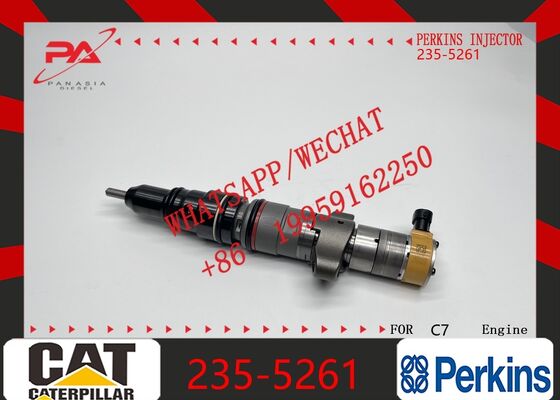 Good price Perkins original Perkins 235-5261 Engine Common Rail Fuel Injector for Caterpillar Excavator C7 C9 Diesel Replacement Part new injector original new injector online