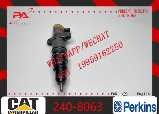 Good price Perkins original  240-8063 Fuel Injector 2408063 Common Rail Fuel Injector for Caterpillar C9 C7 330D 336D Diesel Engine Parts original new injector online